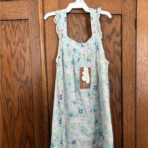 Angel Dear NWT 4T Linen Turtle Print Sleeveless Dress